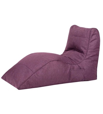 Бескаркасное кресло Cinema Sofa Purple (фиолетовый) купить у производителя Папа Пуф недорого